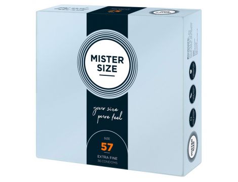 Mister Size 57mm pack of 36 - 3
