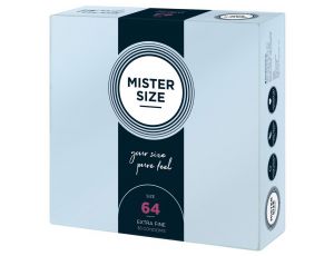 Prezerwatywy wegańskie Mister Size 64 mm 36 sztuk