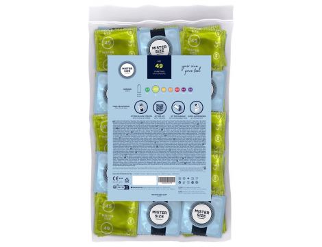 Mister Size 49mm pack of 100