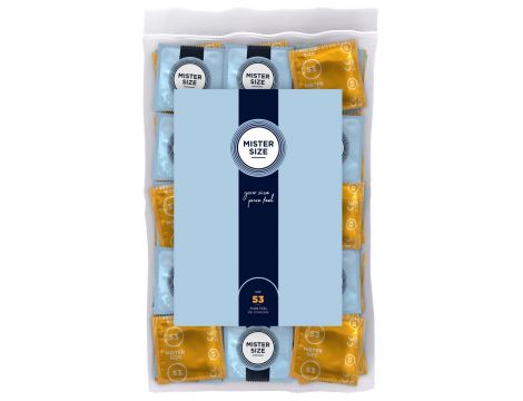 Mister Size 53mm pack of 100