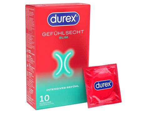 Durex Gefühlsecht Slim x 10 - 4