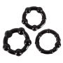 Cock Rings Set "Get Hard" schw - 4