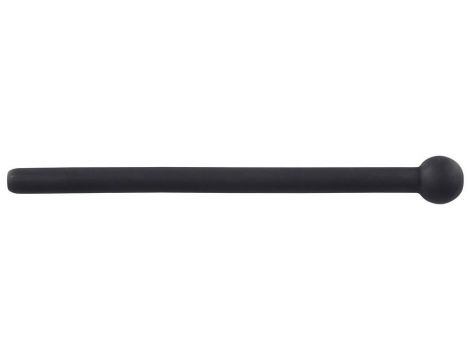 Penis plug Piss Play silikonowy Penisplug czarny 11,8 cm - 6