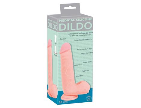 Medical Silicone Dildo 20 cm - 8
