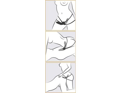 FF Double Delight Strap-On Vib - 2