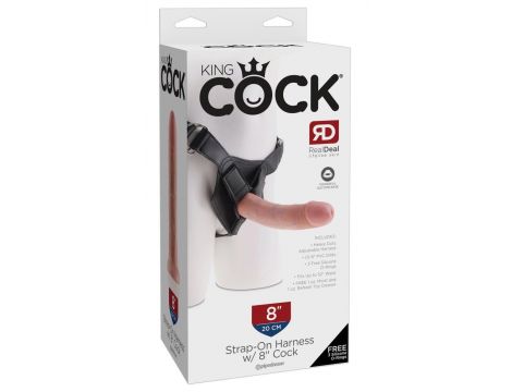 King Cock Strap-On 8 inch - 6