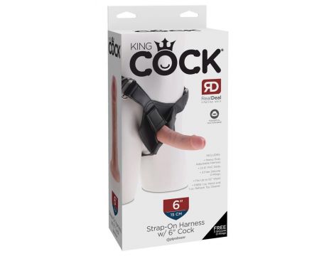 King Cock Strap-On 6 inch - 6