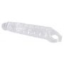 Przedłużka na penisa Crystal przezroczysta TPE 27,8 cm - 2