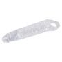 Przedłużka na penisa Crystal przezroczysta TPE 27,8 cm - 4