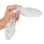 Przedłużka na penisa Crystal przezroczysta TPE 27,8 cm - 7