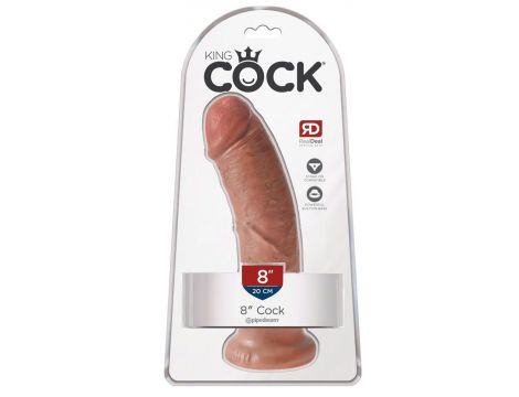 King Cock 8 inch Tan - 6