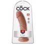 King Cock 8 inch Tan - 7