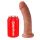 King Cock 8 inch Tan