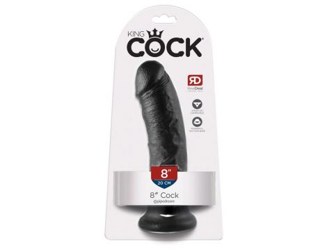 King Cock 8 inch Black - 4