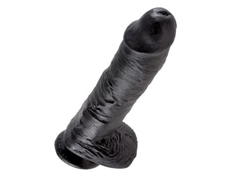 King Cock 10 inch Balls Black - 2