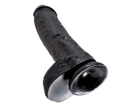 King Cock 10 inch Balls Black - 3