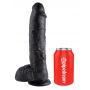 King Cock 10 inch Balls Black - 5