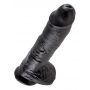 King Cock 10 inch Balls Black - 6