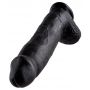 King Cock 12 inch Balls Black - 5