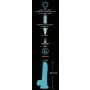 Dildo silikonowe You2Toys świecące w ciemności 20,5 cm - 8