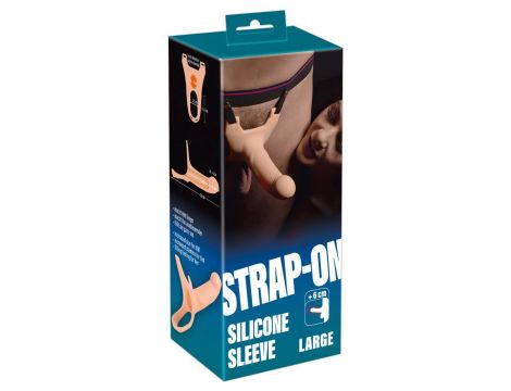 Silicone Strap-on +6cm large - 7
