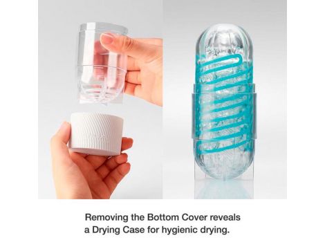 Masturbator Tenga Spinner Tetra przezroczysty 13 cm - 9