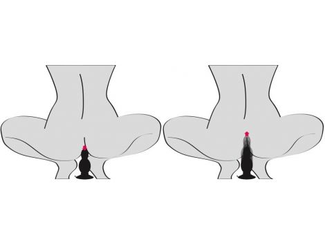 Black Velvets Bouncing Plug - 8