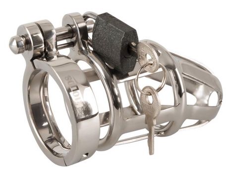 Chastity Cage Stainless Steel - 4