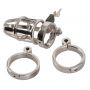 Chastity Cage Stainless Steel - 3