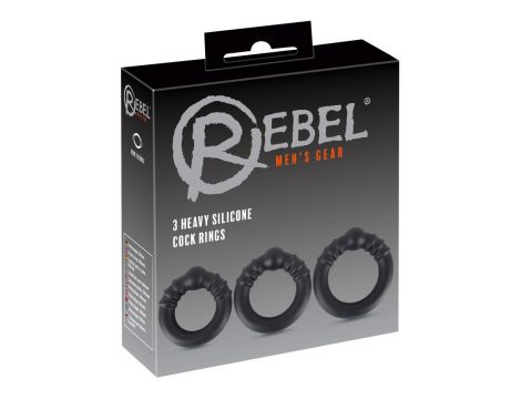 Rebel Silicone Steel Rings - 8