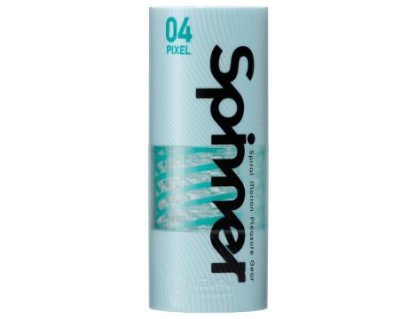 Masturbator spinner Tenga Pixel przezroczysty 13 cm - 6