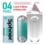 Masturbator spinner Tenga Pixel przezroczysty 13 cm - 6