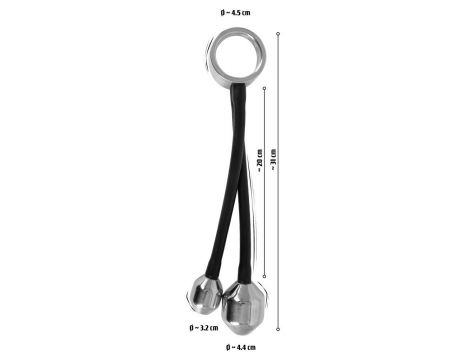 Heavy gear cock ring&ass plugs - 9