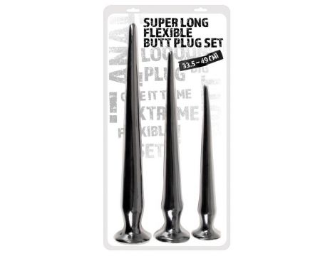 Zestaw super długich korków analnych You2Toys PVC - 8