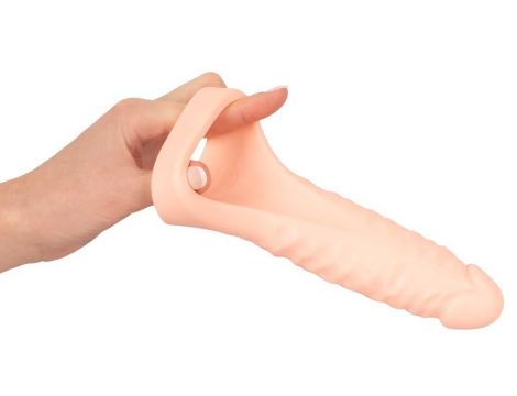 Pierścień erekcyjny Realistixxx Double Fucker TPE 18 cm - 7