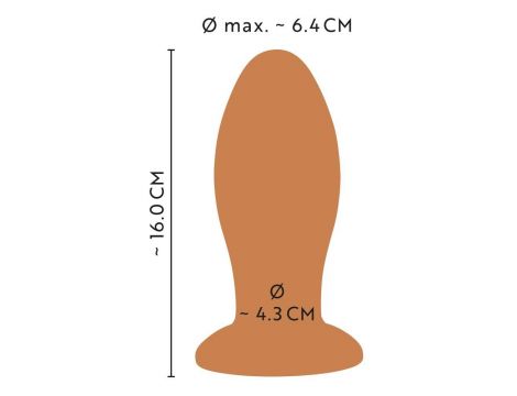 ANOS Big soft butt plug with s - 7