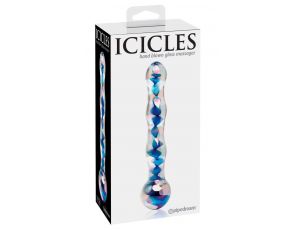 Icicles No. 8 Clear/Blue