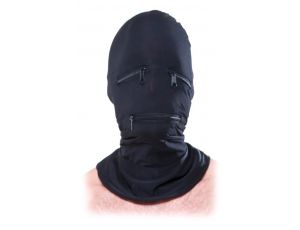 FFS Zipper Face Hood Black