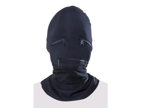 FFS Zipper Face Hood Black - 3