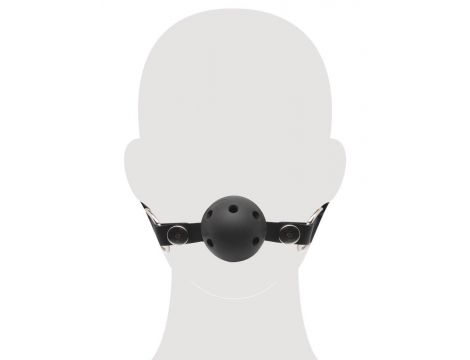 Knebel oddychający Fetish Fantasy Series czarny 4 cm