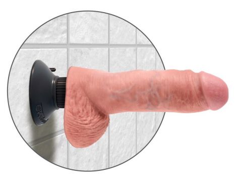 KC 8" Vibrating Cock with Ball - 4