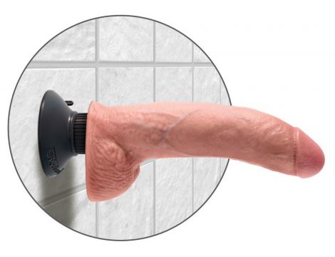 KC 9" Vibrating Cock with Ball - 4