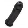 Dildo realistyczne King Cock ciemne 25 cm PVC - 2