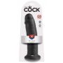 Dildo realistyczne King Cock ciemne 25 cm PVC - 7