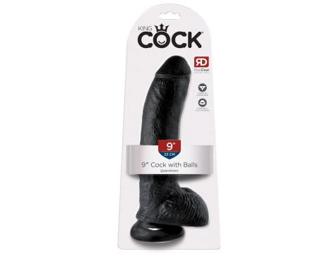 KC 9" Cock with Balls Dark - 5