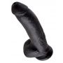 KC 9" Cock with Balls Dark - 3