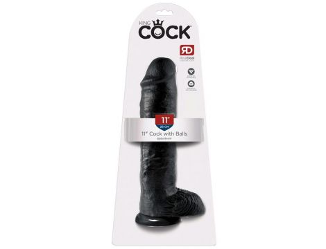 KC 11" Cock with Balls Dark - 4