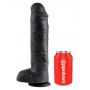 KC 11" Cock with Balls Dark - 3