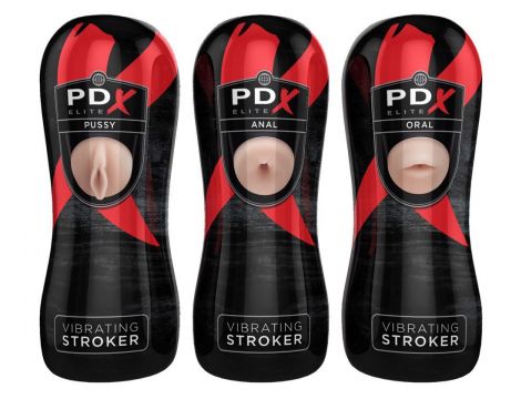 PEE Vibrating Stroker Display