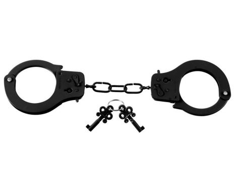 FFS Metal Handcuffs Black - 2